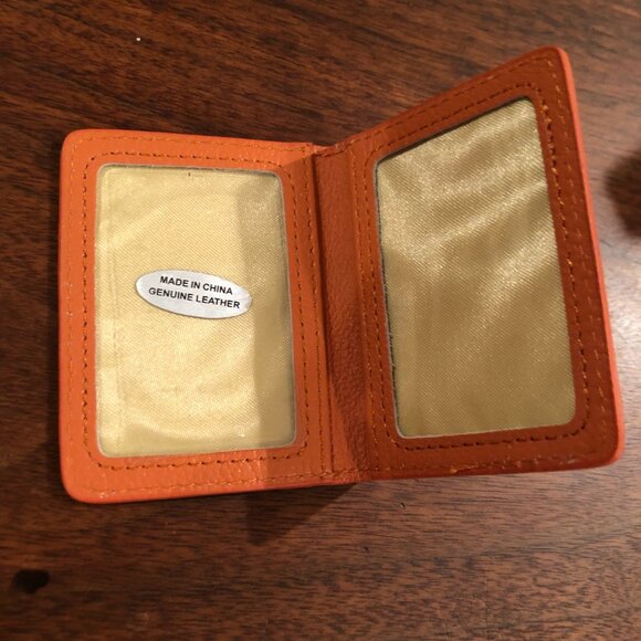 ROWALLAN Genuine Leather Pocket Bifold Frame - CHOOSE YOUR COLOR - Picture 3 of 7